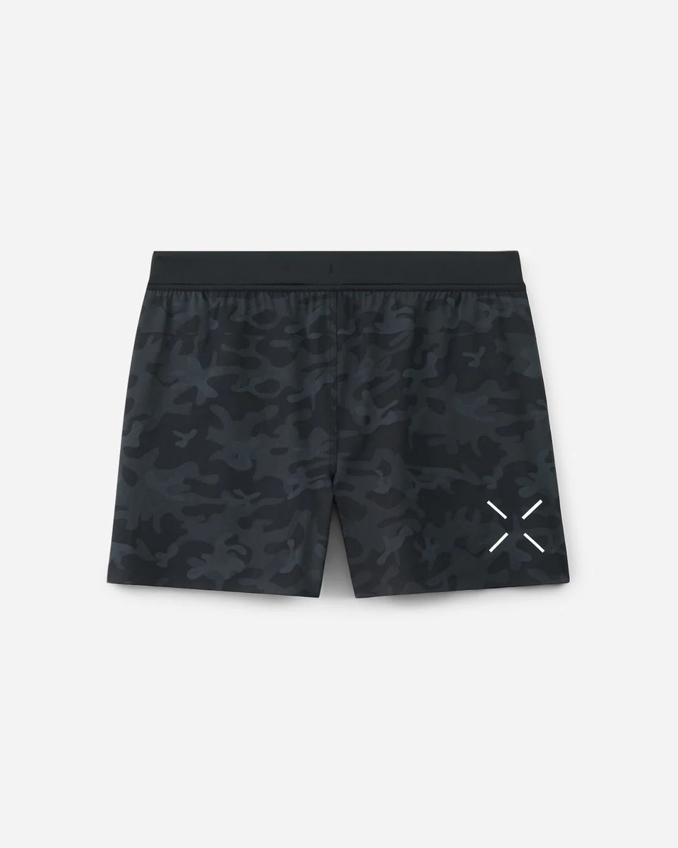 Interval Short "Micro X" 5" Unlined – Black Camo