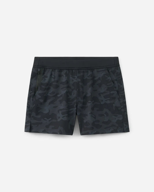 Interval Short "Micro X" 5" Unlined – Black Camo