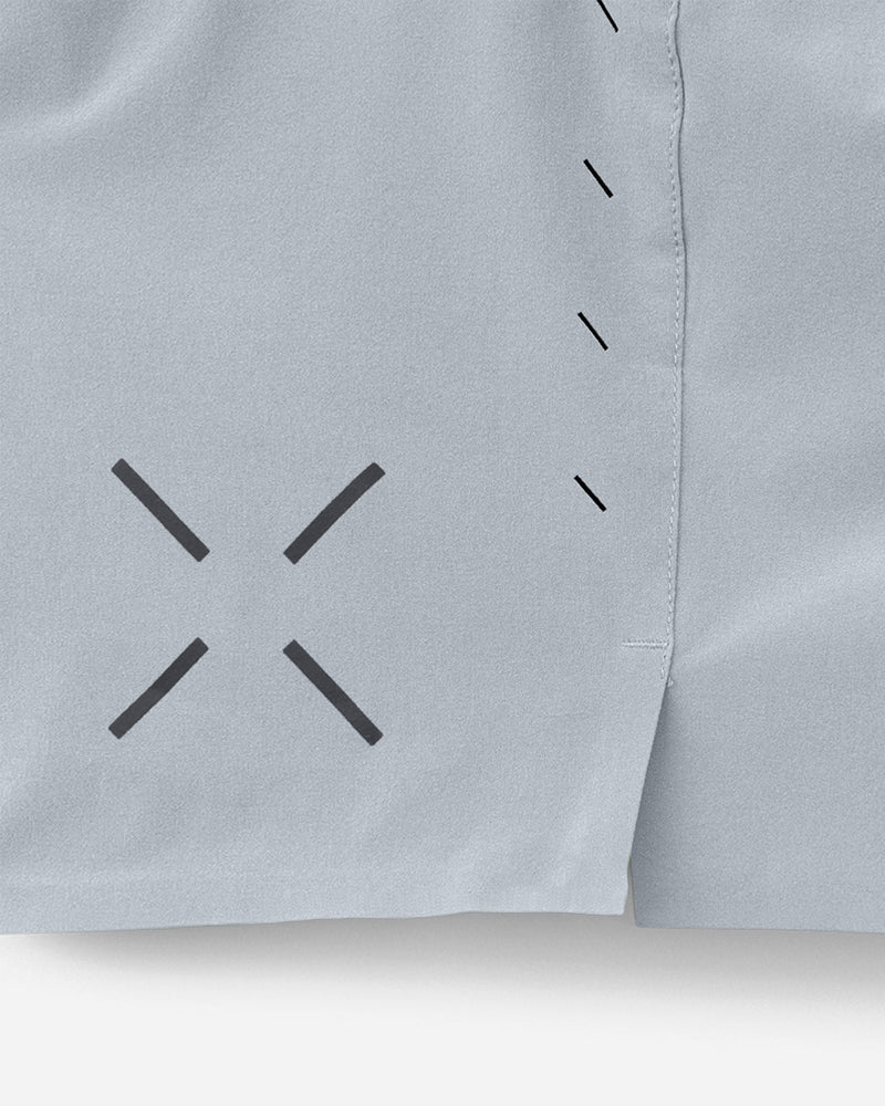 Interval Short – Lined / 7" Inseam - Light gGrey