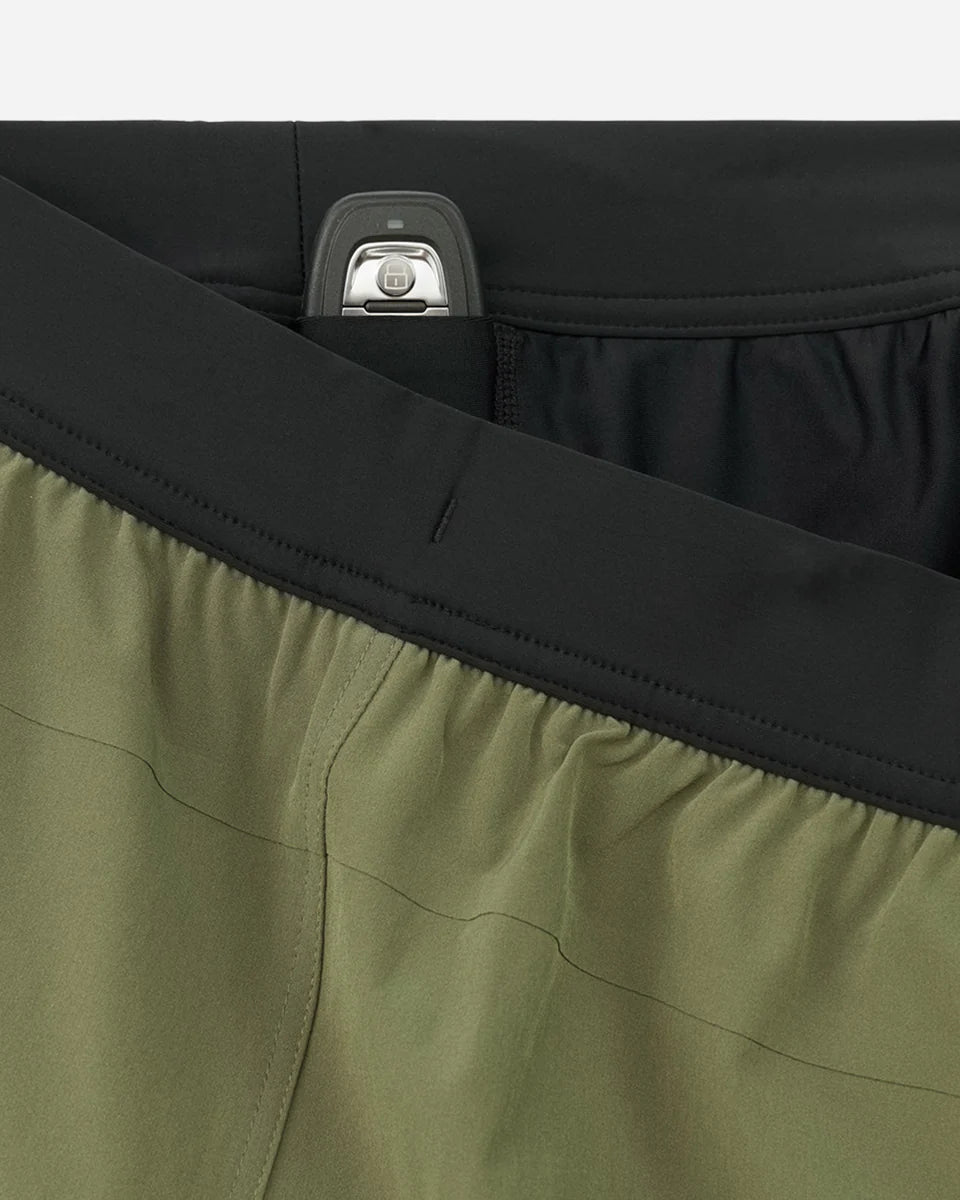 Interval Short "Micro X" 5" Unlined – OD Green