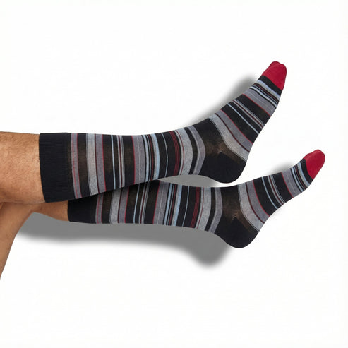 DeadSoxy Men’s Black Dress Socks