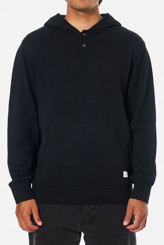 Hayes Hooded Henley Sweater