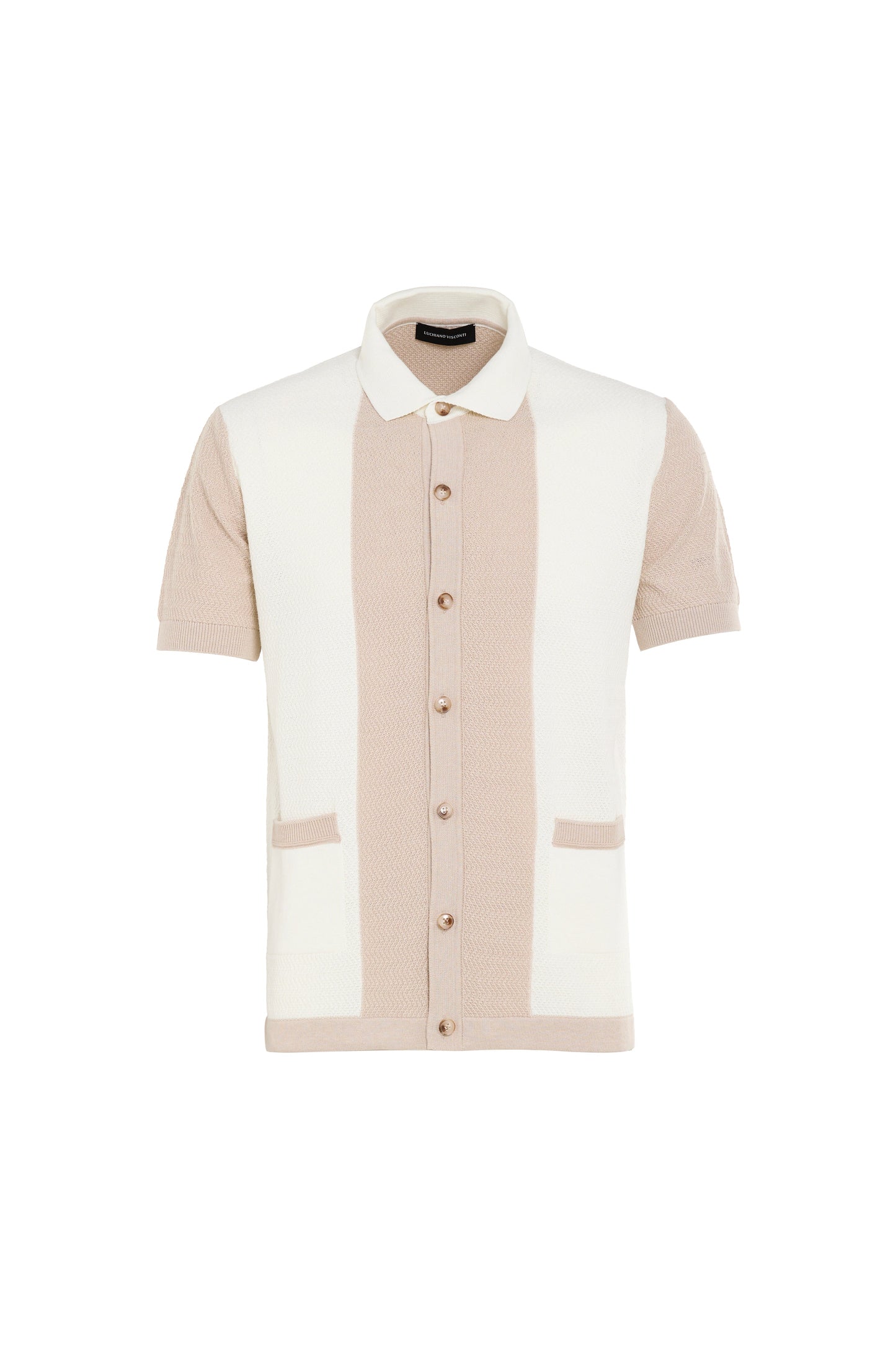 Liguria Full Button Knit Shirt