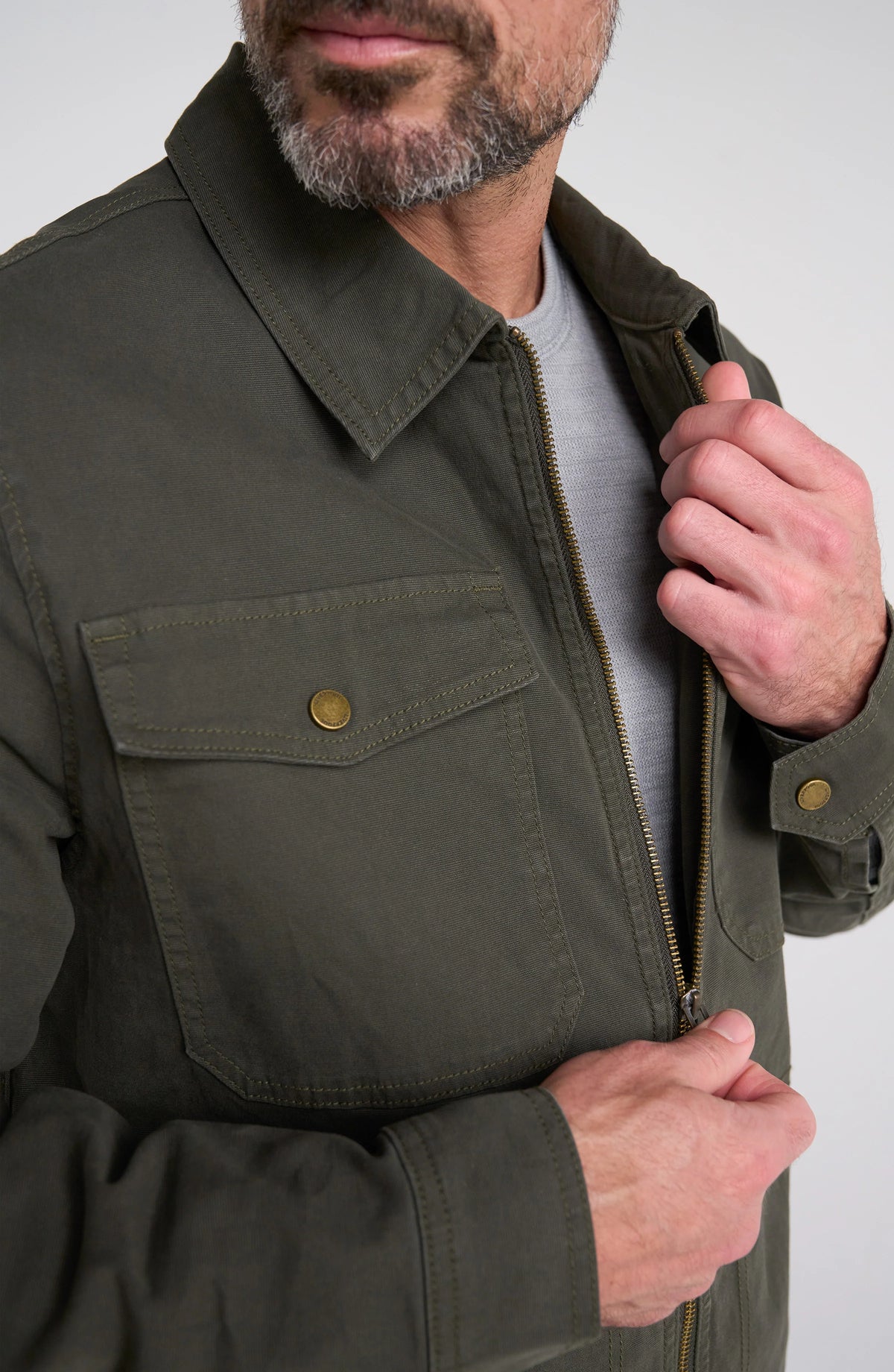 Zip-Front Trucker Jacket – Pine Grove