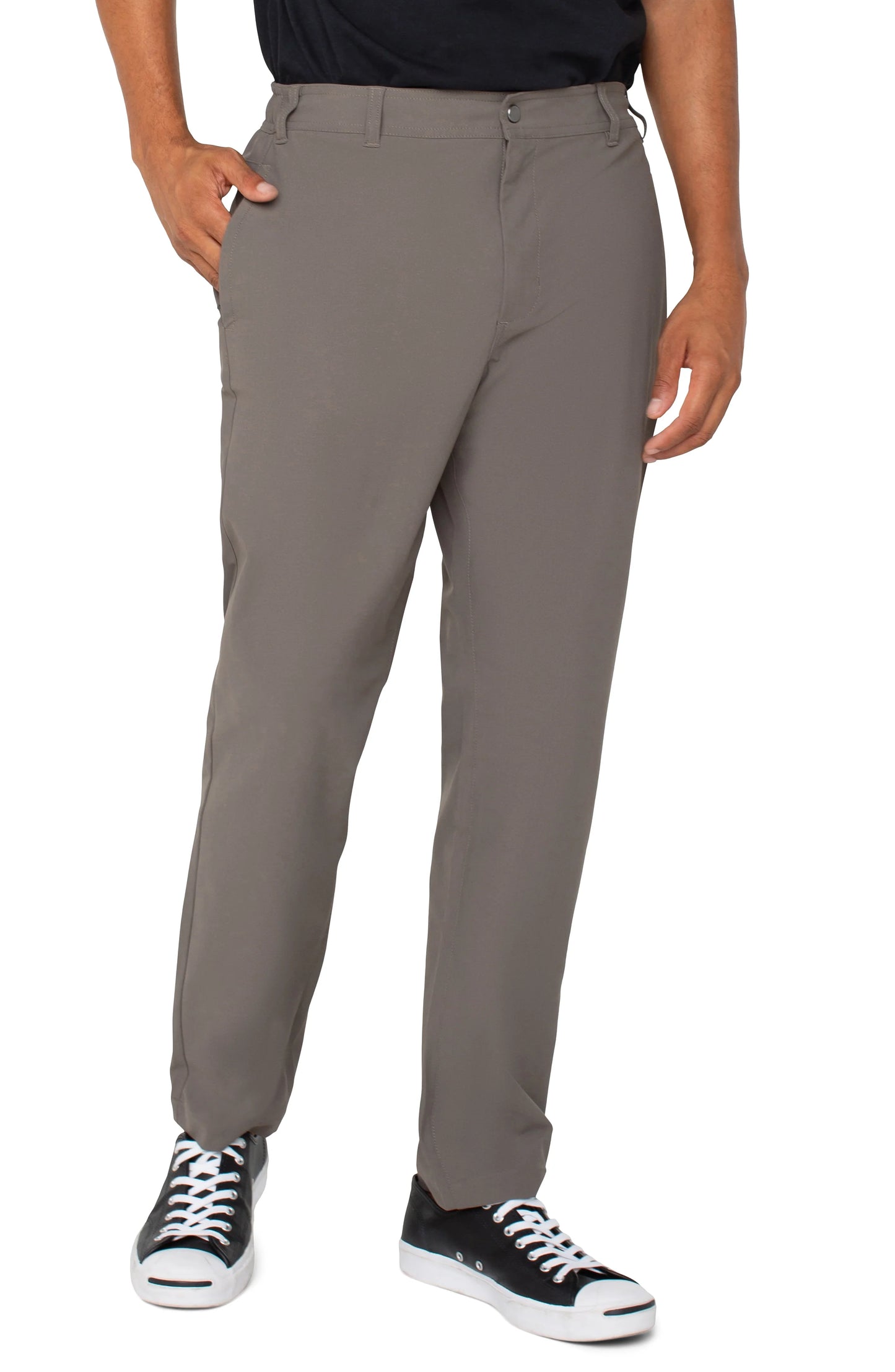 Slim Straight Tech Pants
