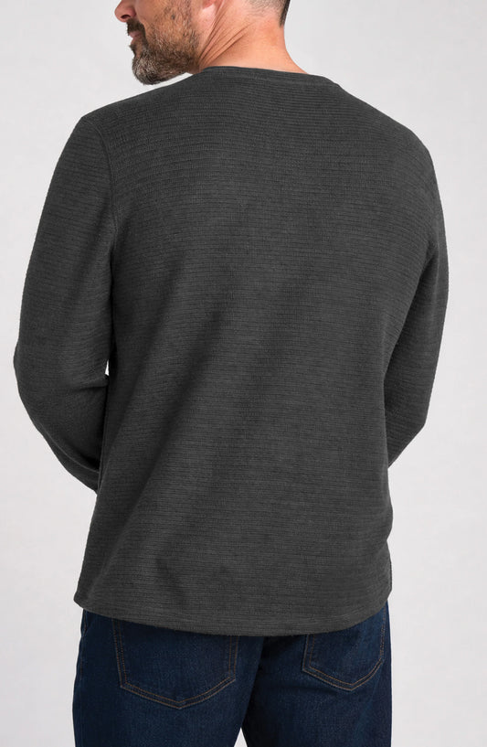 Long-Sleeve Crew Neck Shirt – Charcoal Heather