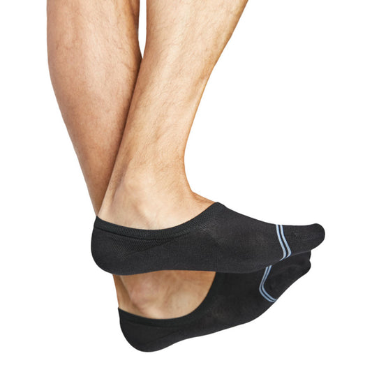 Cotton No Show Socks - Luna Black