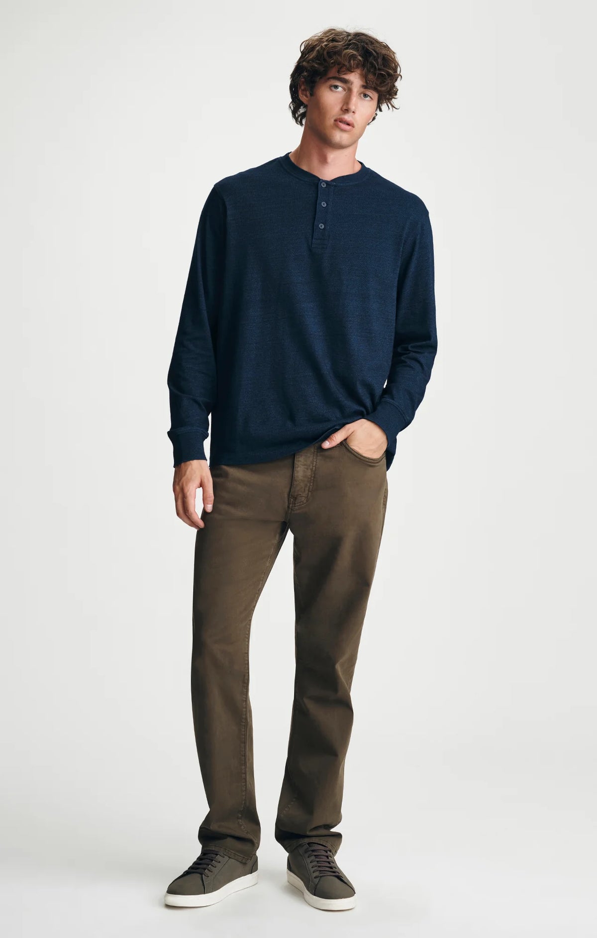 Zach Straight Leg Pants - Shadow Twill
