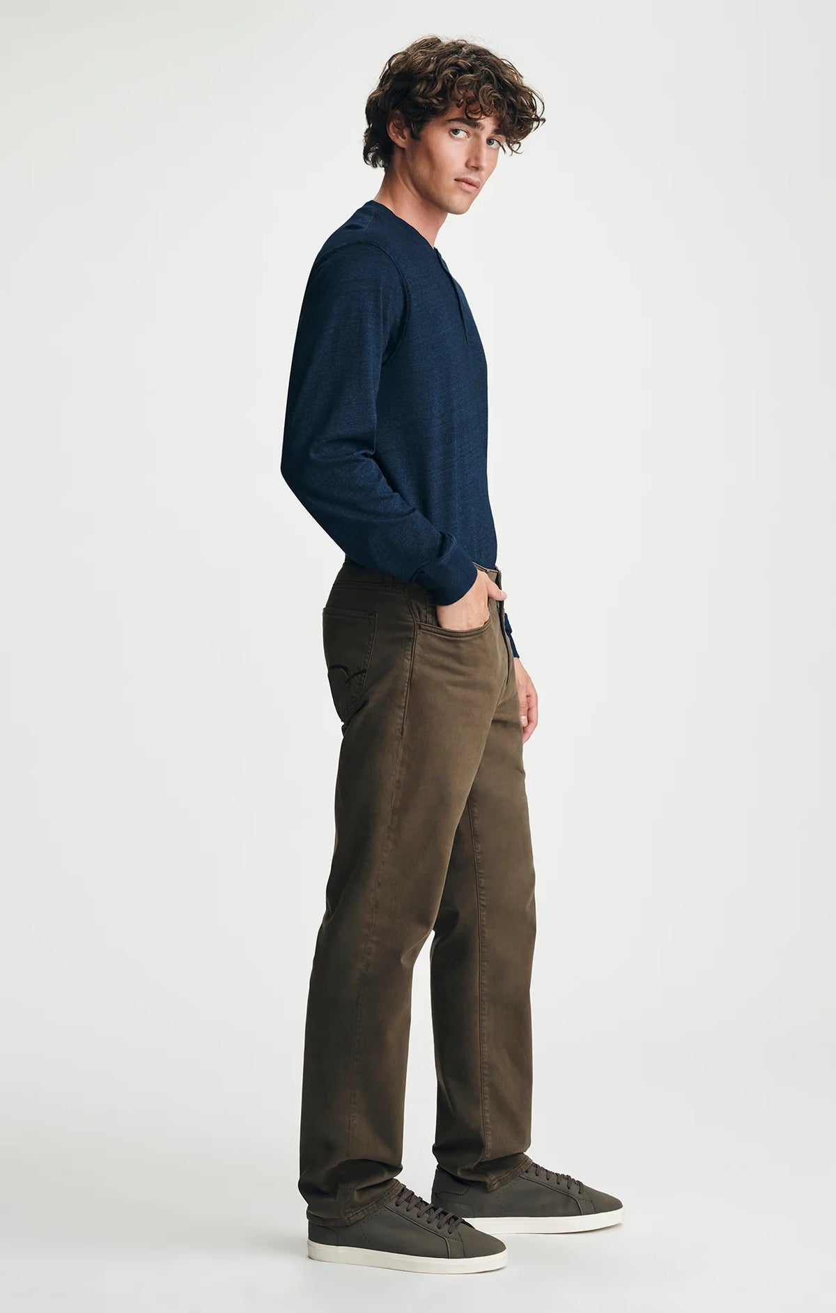 Zach Straight Leg Pants - Shadow Twill