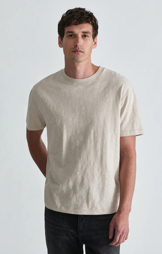 Soft Slub Crew Neck T-Shirt - Moonstruck