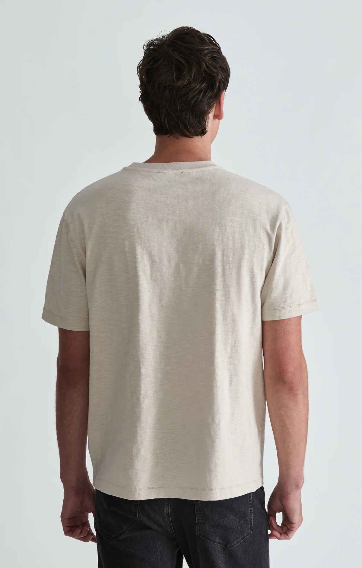 Soft Slub Crew Neck T-Shirt - Moonstruck