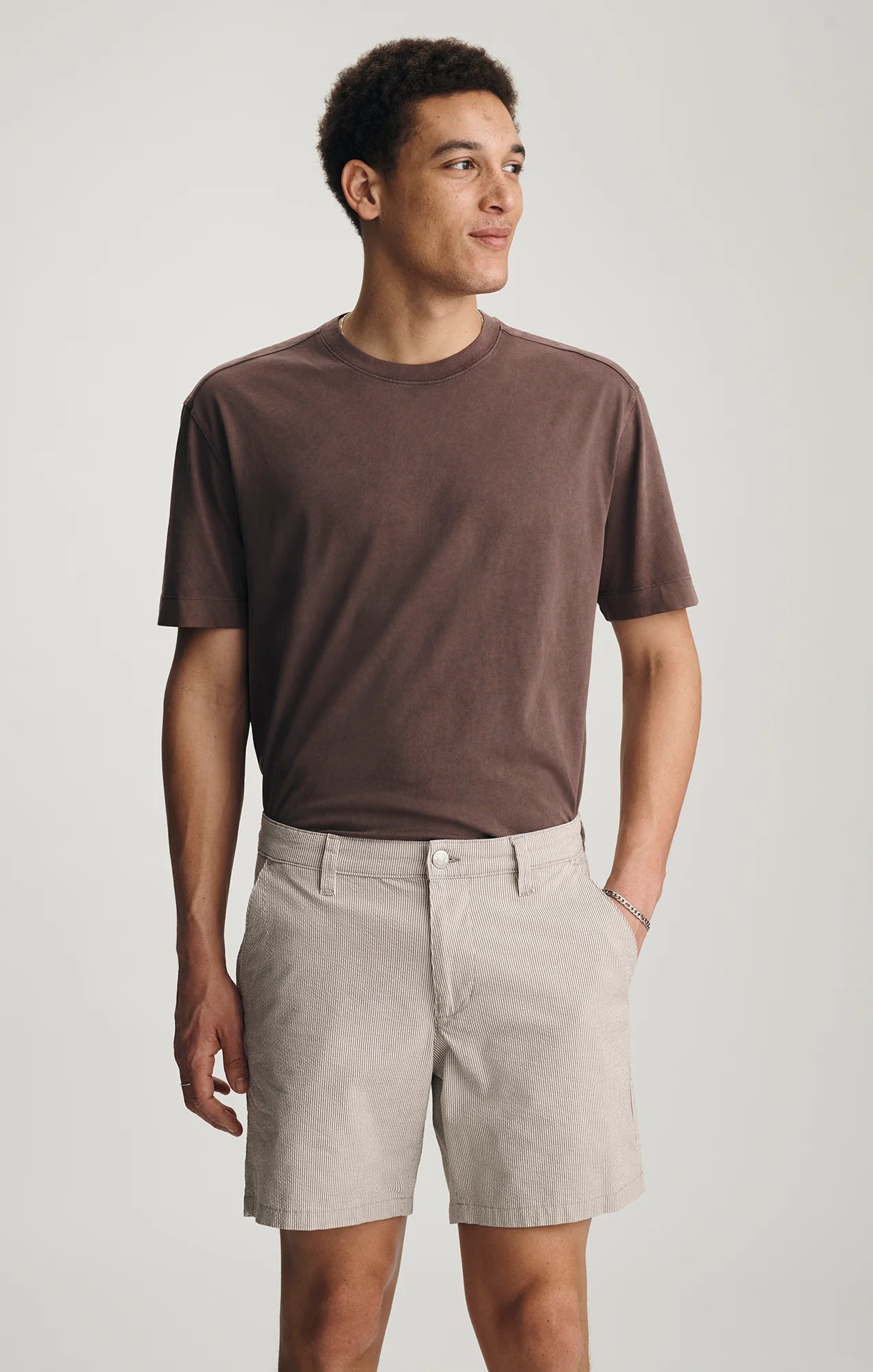Nate Seersucker 7" Inseam Shorts