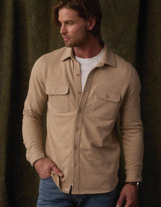 Textured Knit Shirt - Oat