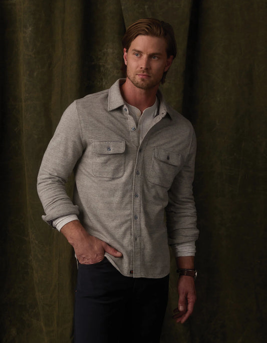 Textured Knit Shirt - Graphite
