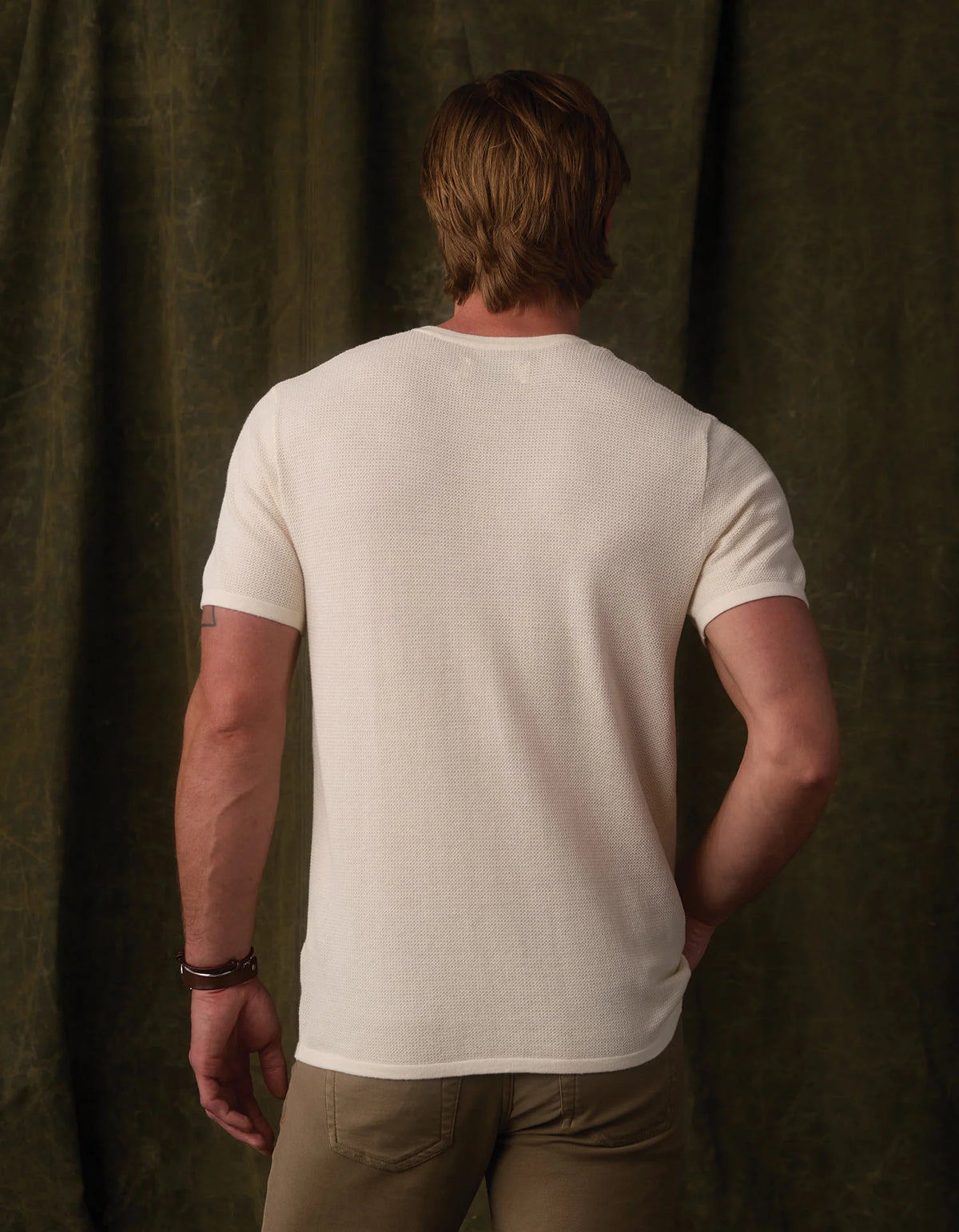 Driftknit Sweater Tee - Cream