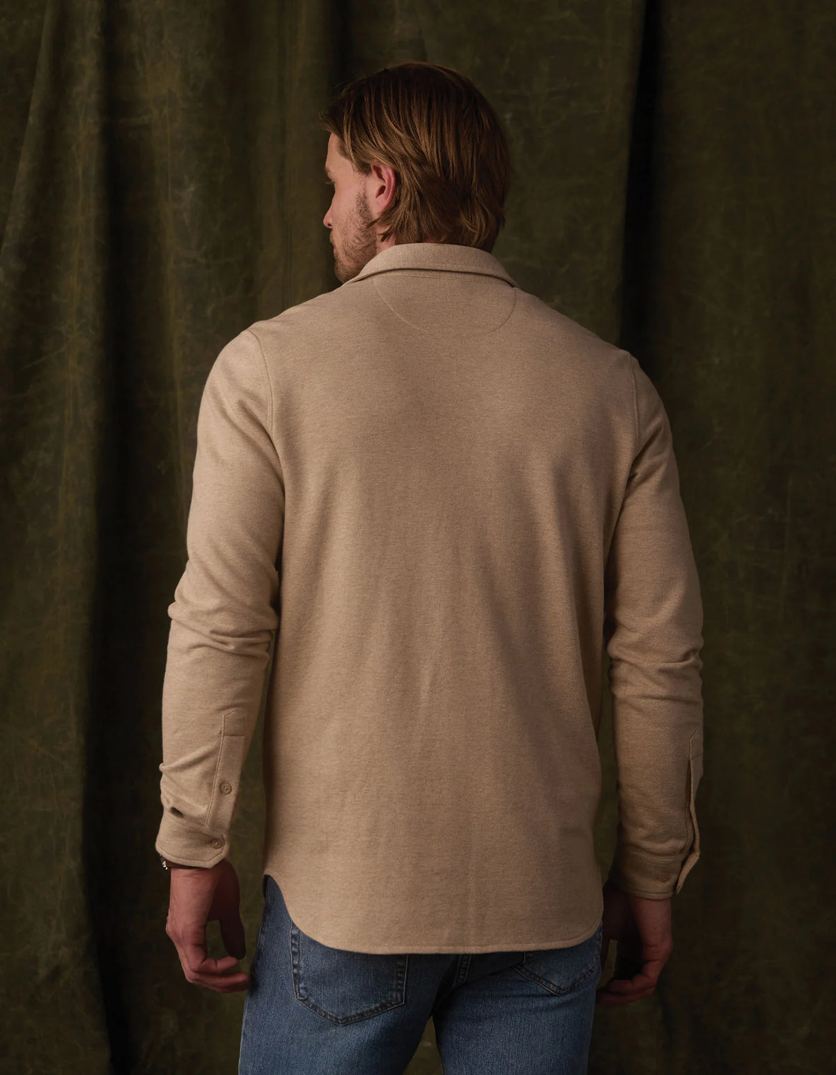 Textured Knit Shirt - Oat
