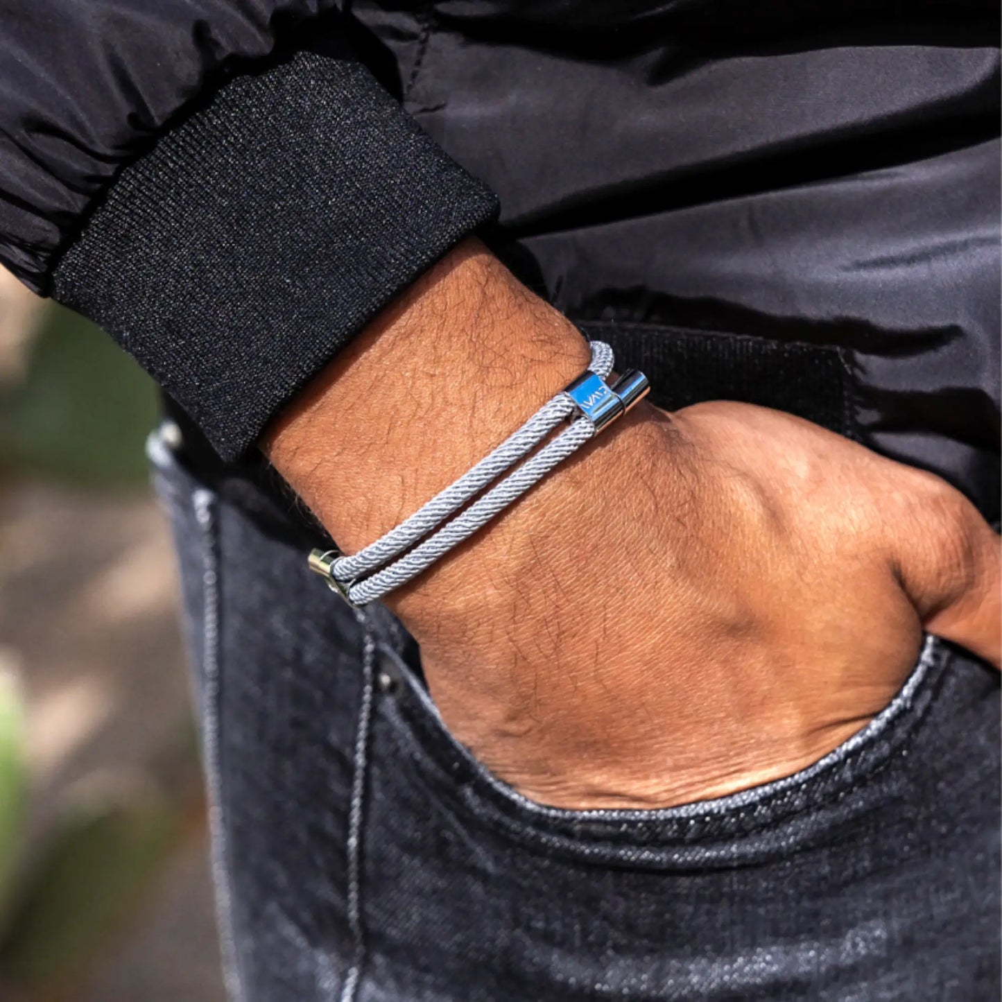 Knox Men’s Bracelet – Stone Grey