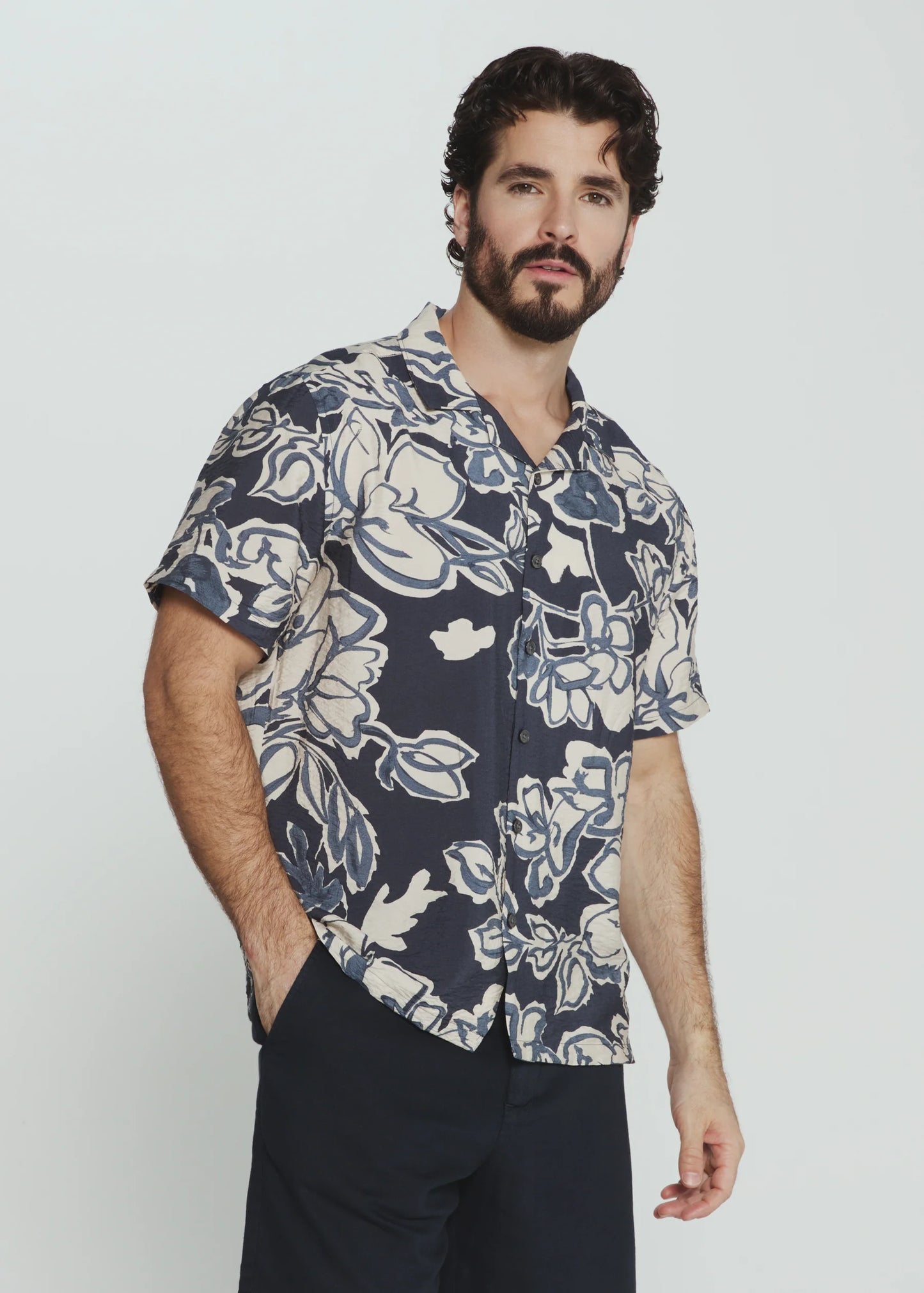 7Diamonds Saltwood Floral Camp Shirt