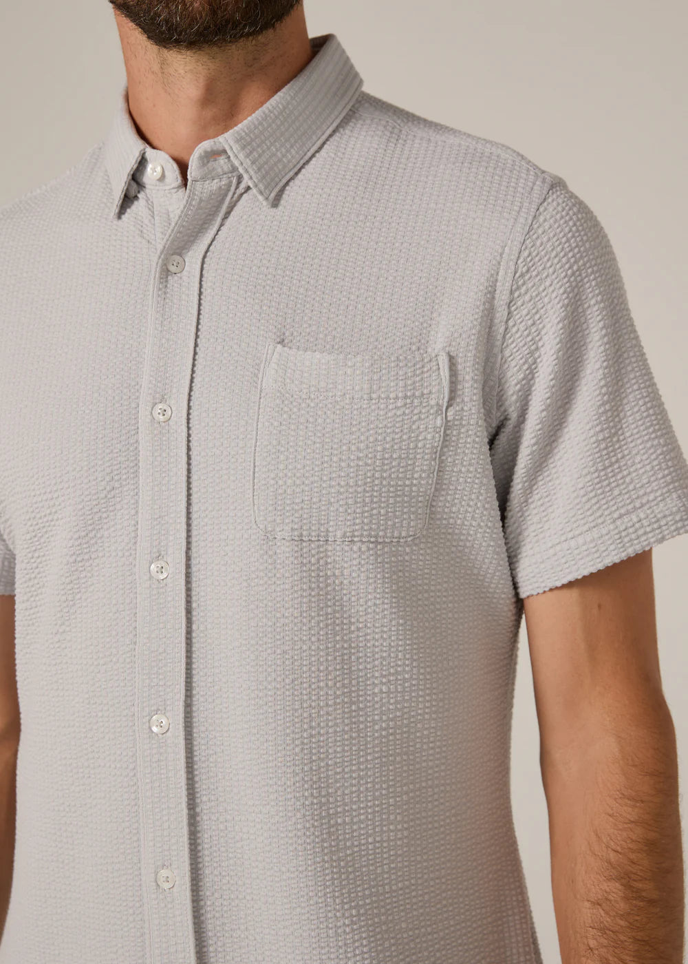 7Diamonds Bennet Seersucker Short Sleeve Shirt