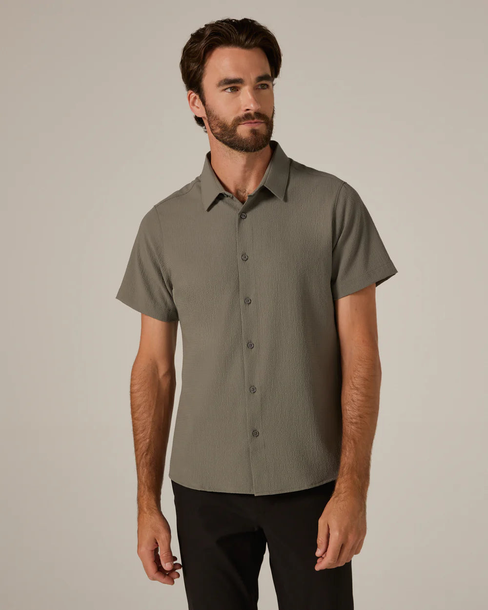 Barnes Short Sleeve Shirt - Olive