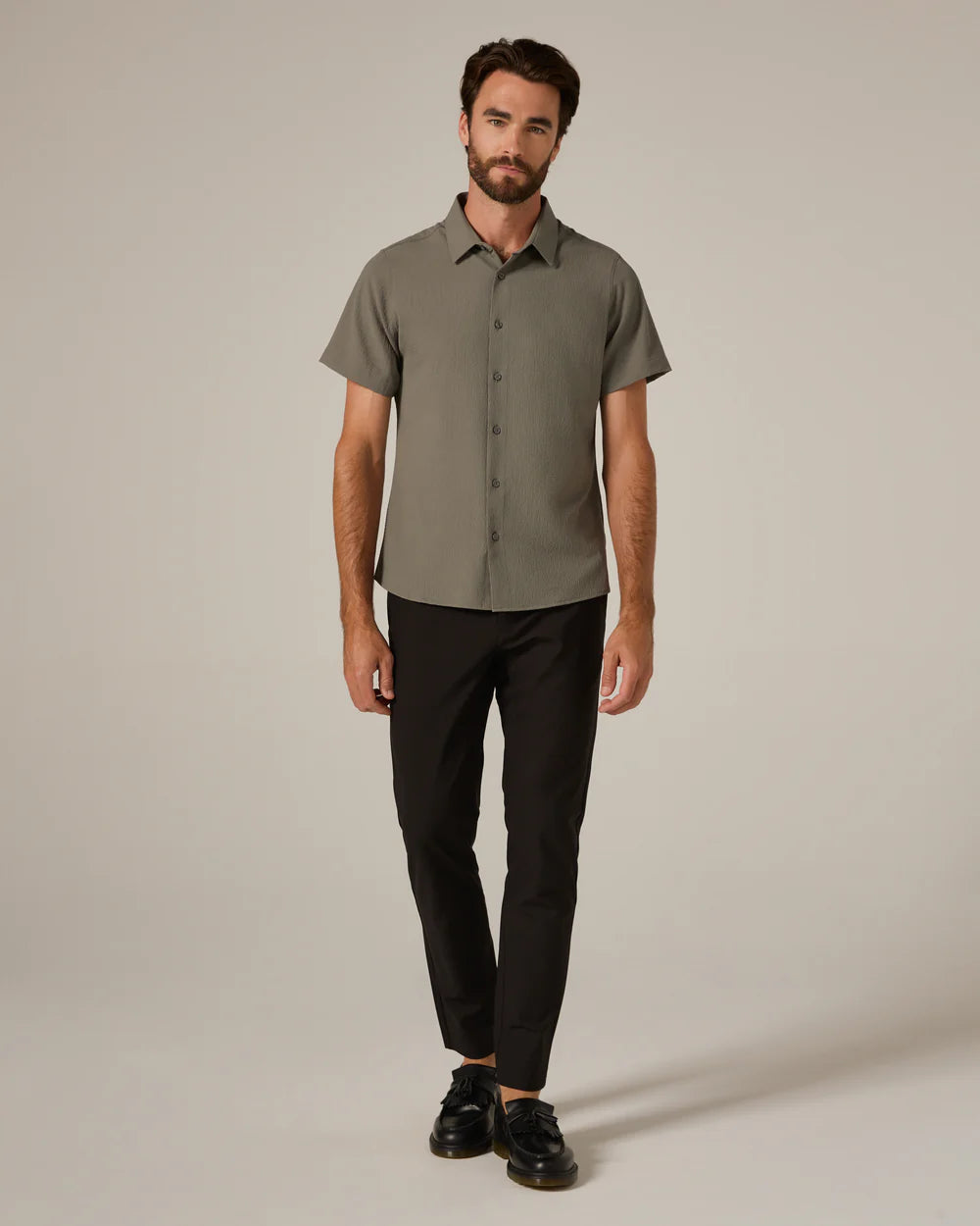 Barnes Short Sleeve Shirt - Olive