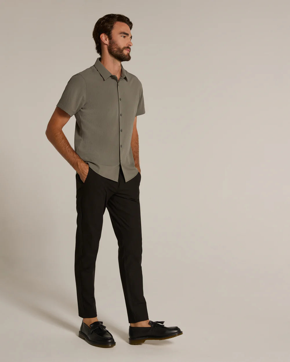 Barnes Short Sleeve Shirt - Olive