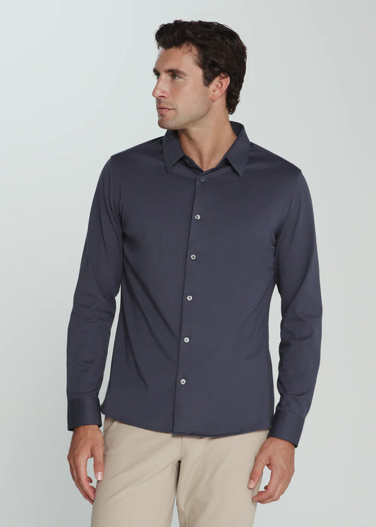 Girona Stretch Long-Sleeve Shirt – Slate