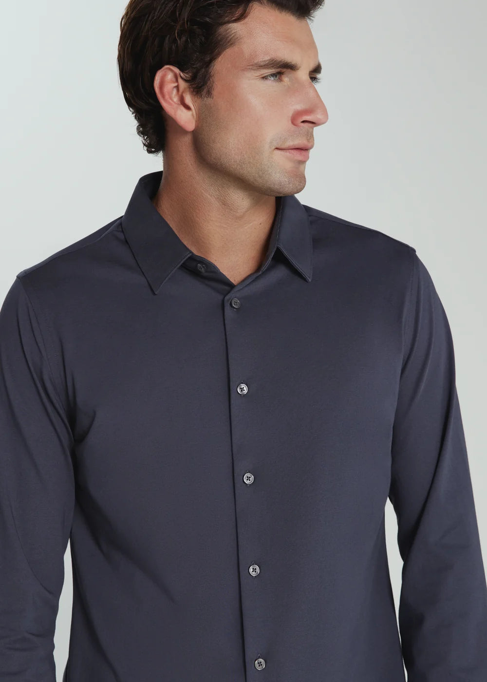 Girona Stretch Long-Sleeve Shirt – Slate