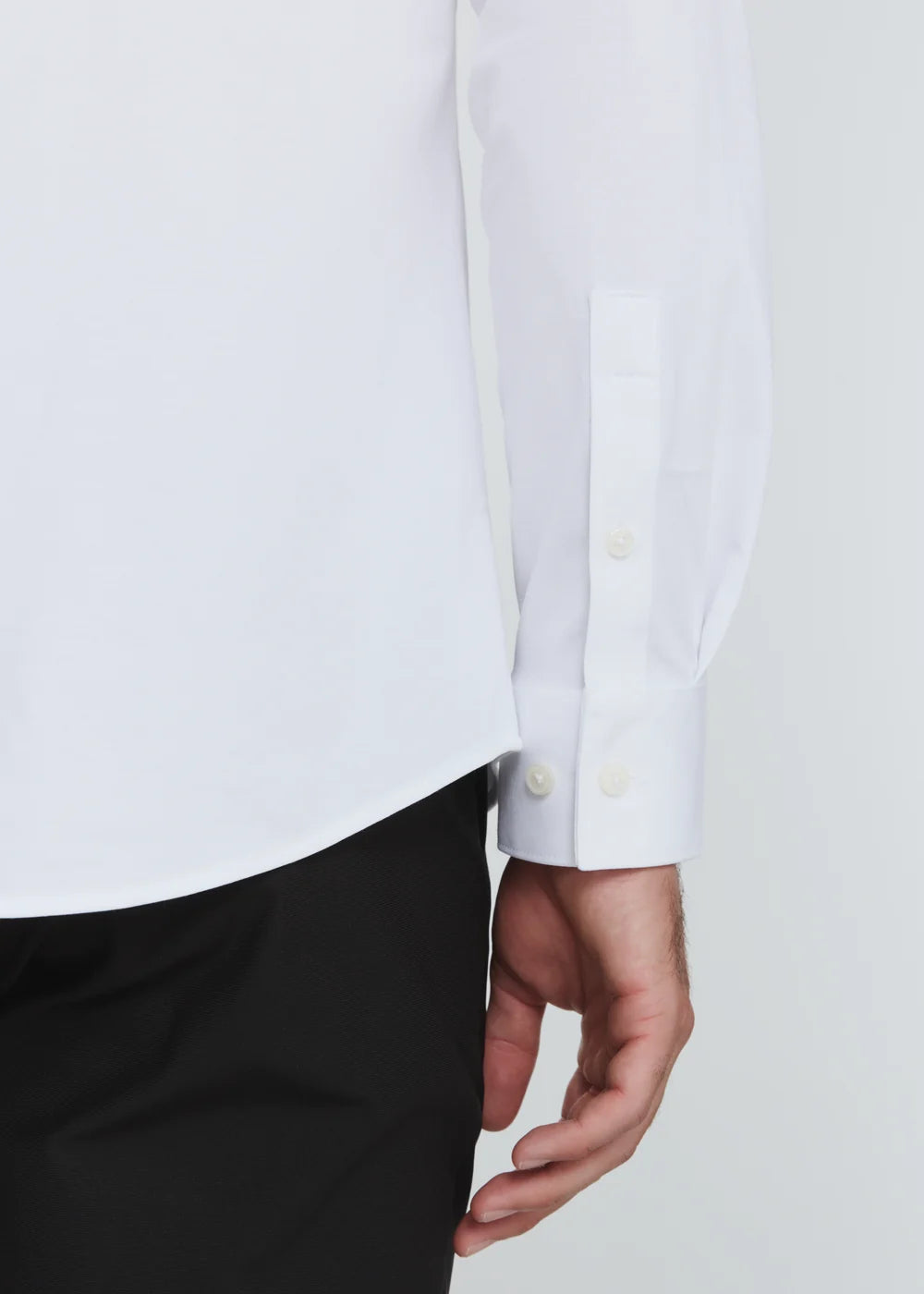 Girona Stretch Long-Sleeve Shirt – White