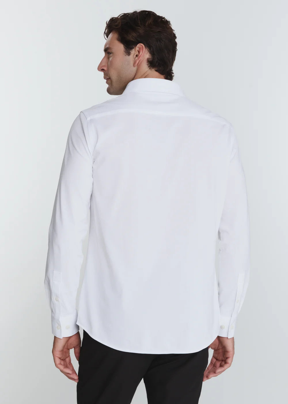Girona Stretch Long-Sleeve Shirt – White