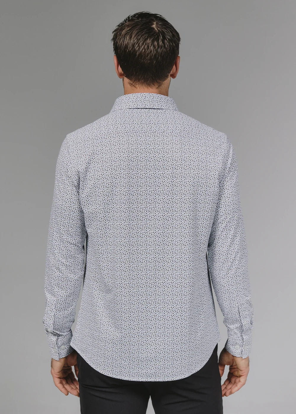 Madrid Performance Long-Sleeve Shirt – White