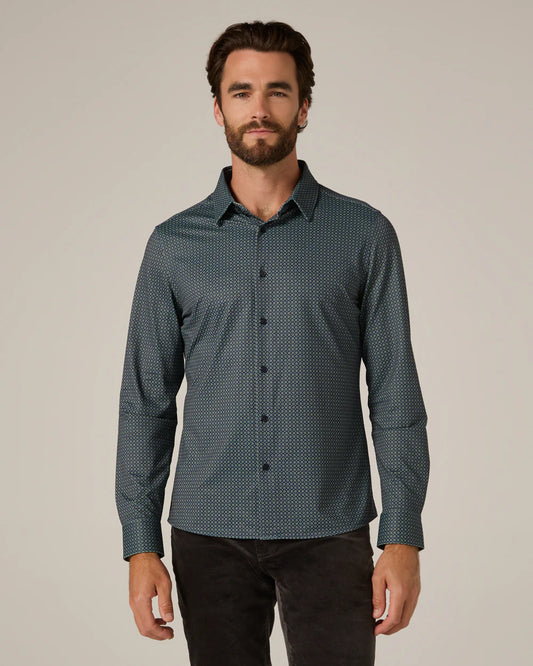 Warren Long Sleeve Shirt - Olive