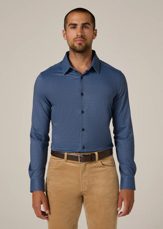 Alba Long Sleeve Shirt - Navy