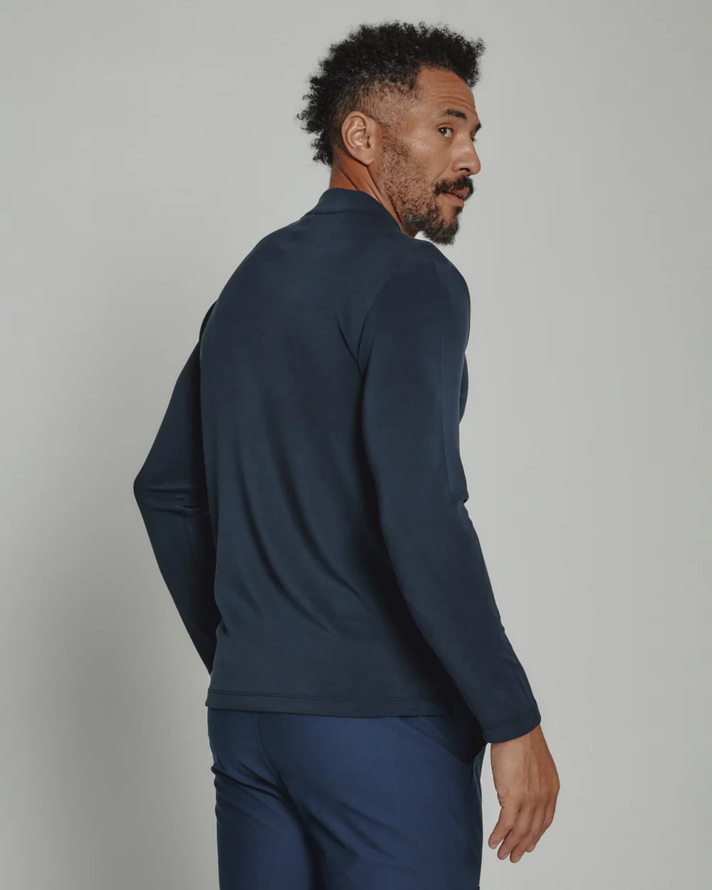 REV Mock Neck - Navy