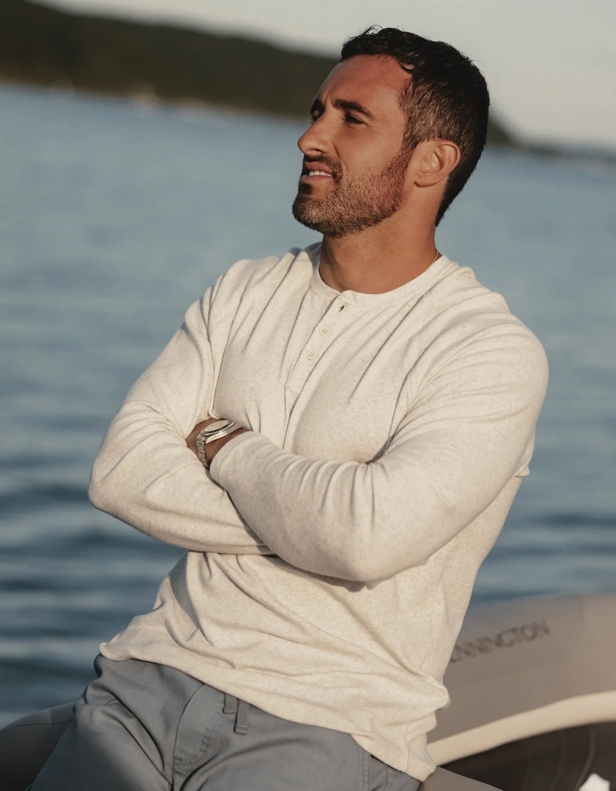 Puremeso Everyday Henley - Stone