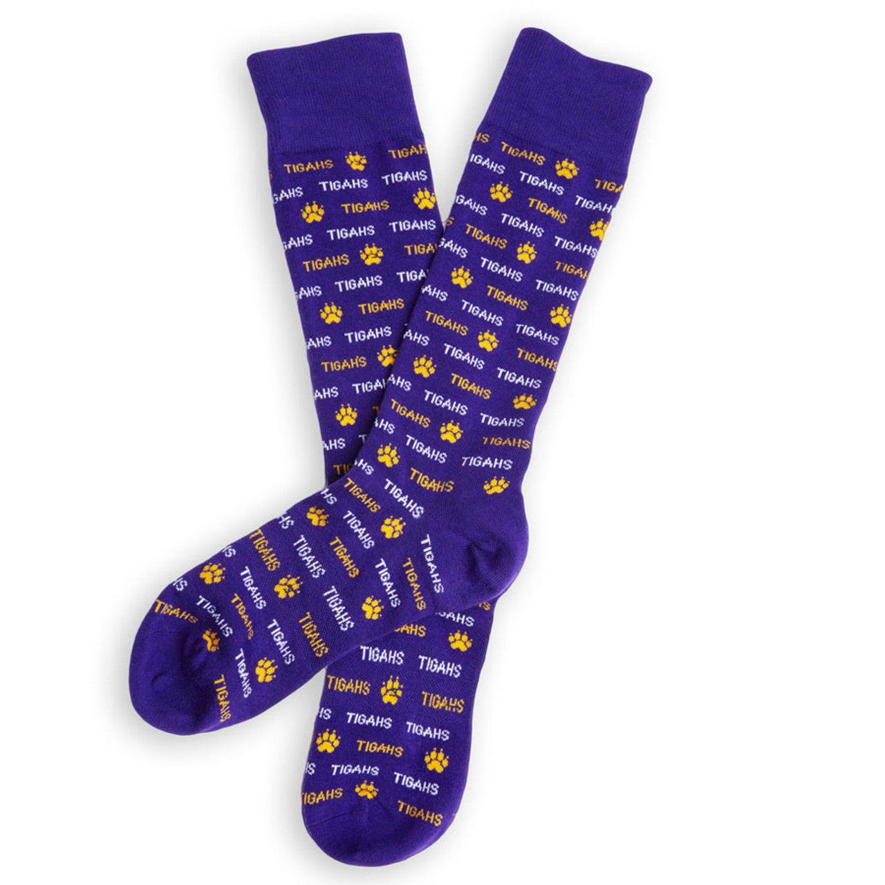 Tigahs Dress Socks - Purple