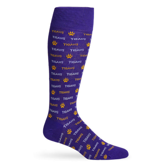 Tigahs Dress Socks - Purple