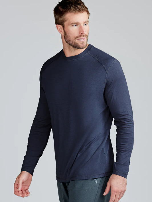 Carrollton Long Sleeve Fitness T-Shirt - Navy