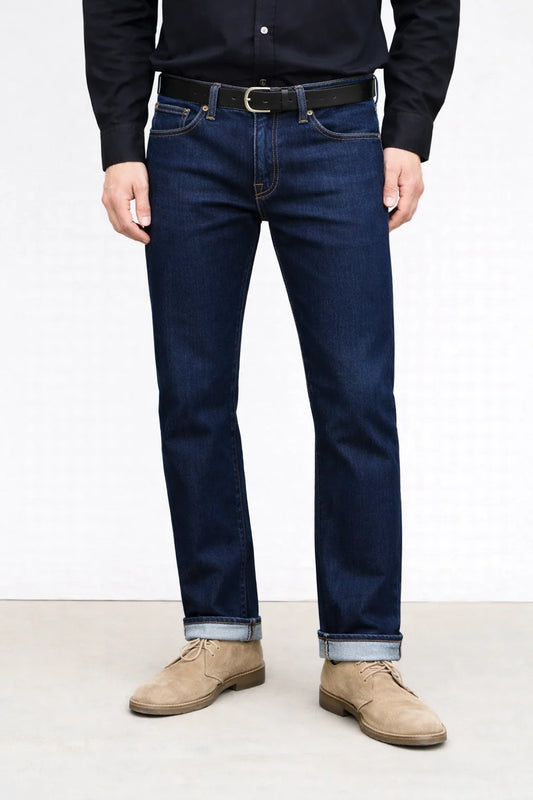 Torino Slim Fit Selvedge Stretch Jeans – Oxford Rinse