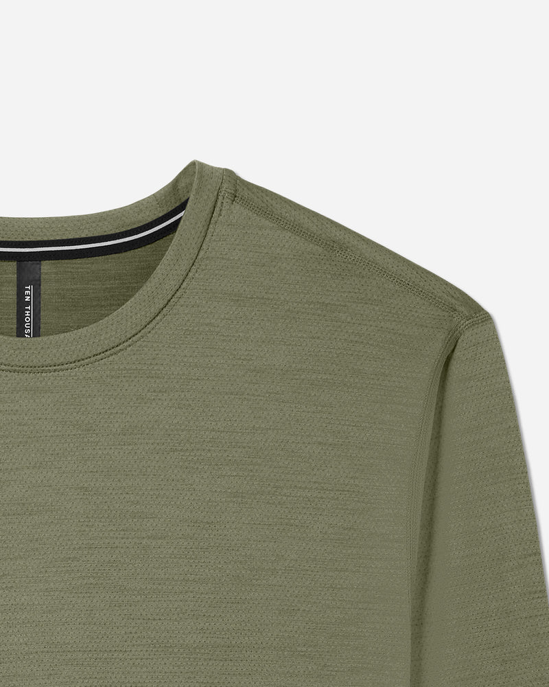 Interval Long Sleeve Shirt - OD Green
