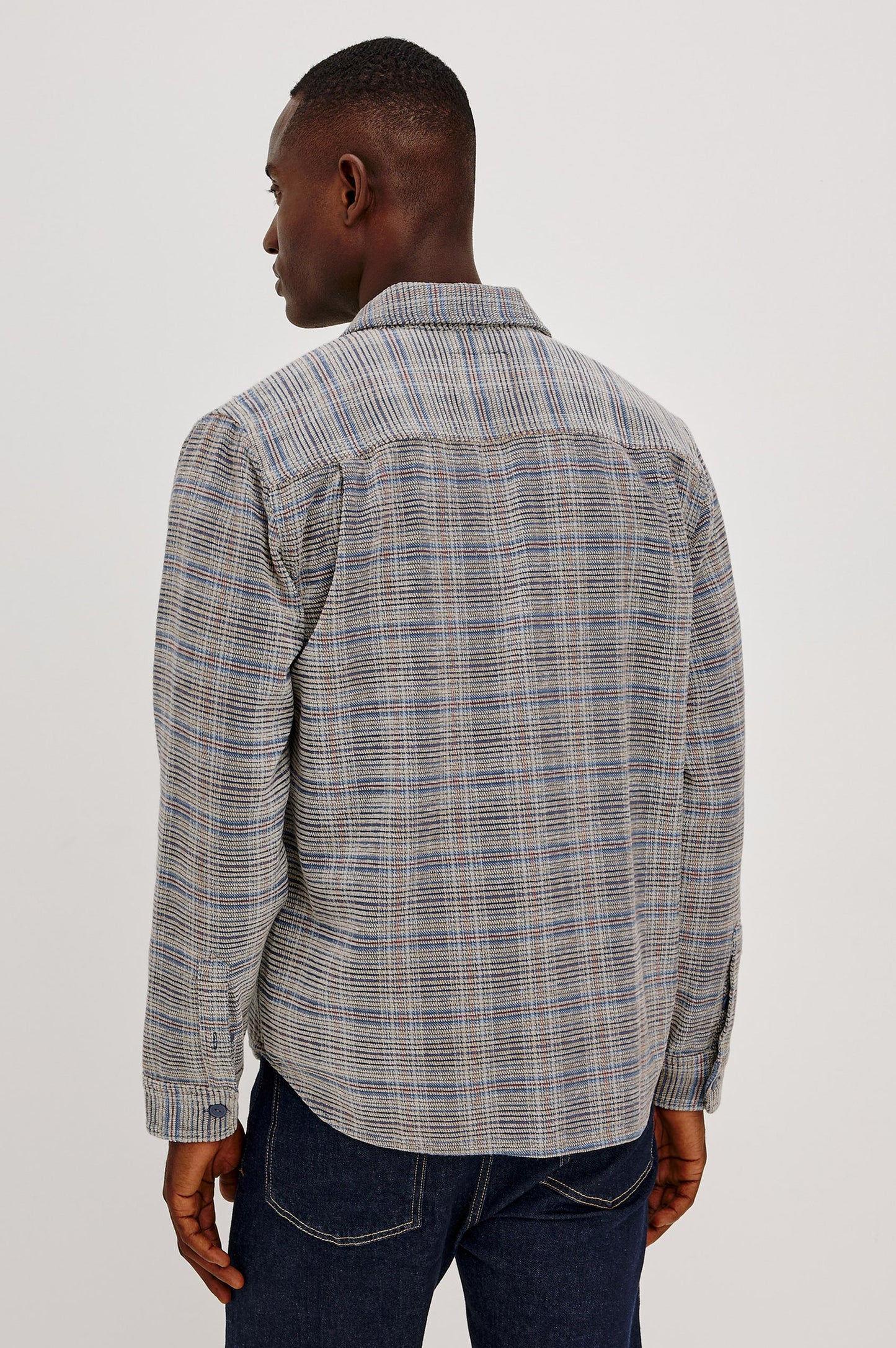 Warren Textured Overshirt – Oat Meridian Chenille