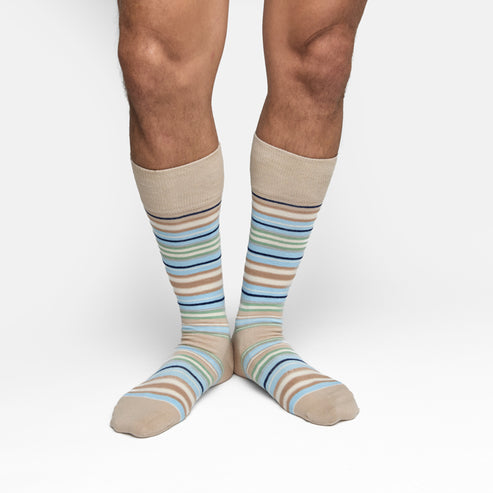 DeadSoxy Wallace Striped Dress Socks