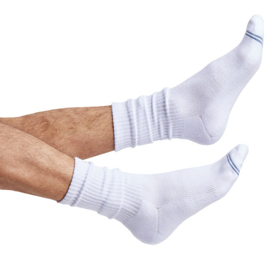 Casual Crew Socks - White