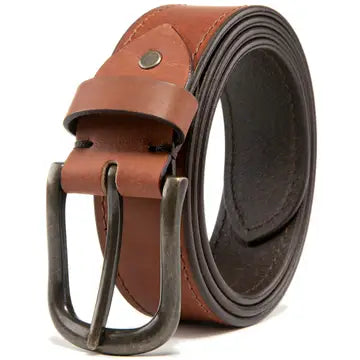Men's Leather Belt - Cognac