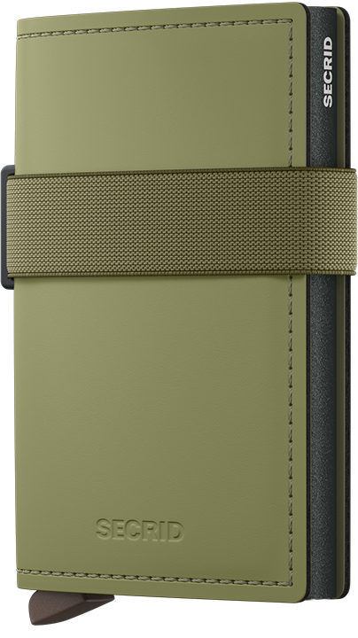 Leather Bandwallet Matte - Leaf-Khaki