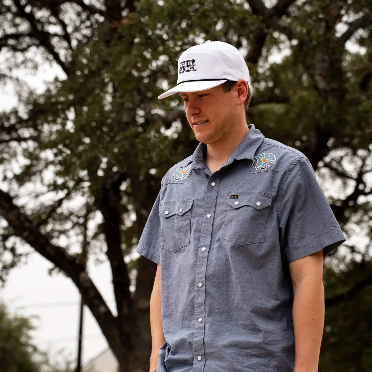 UL Ragin’ Cajuns Cajun Hat - White
