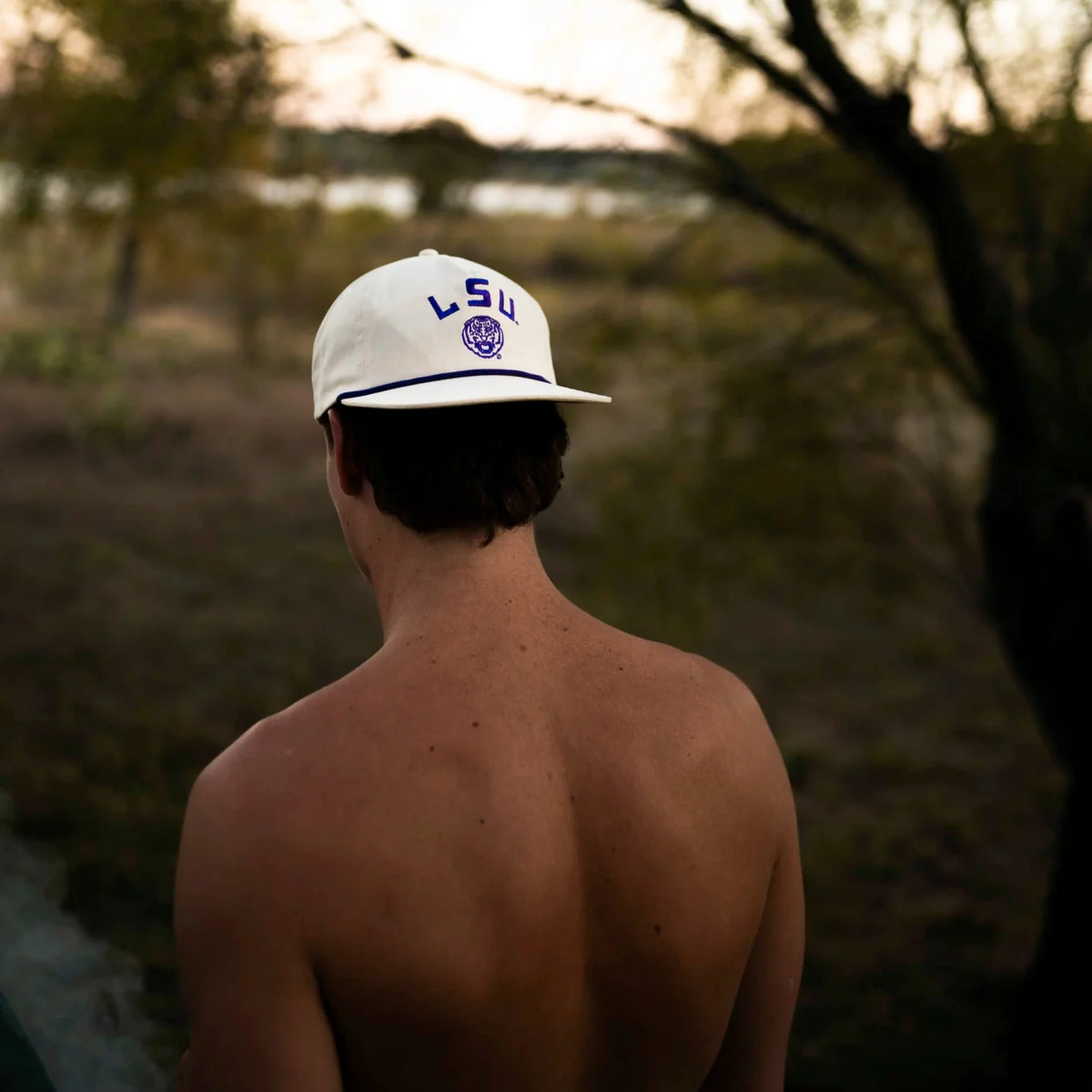 LSU Tiger Cannon Hat - Cream