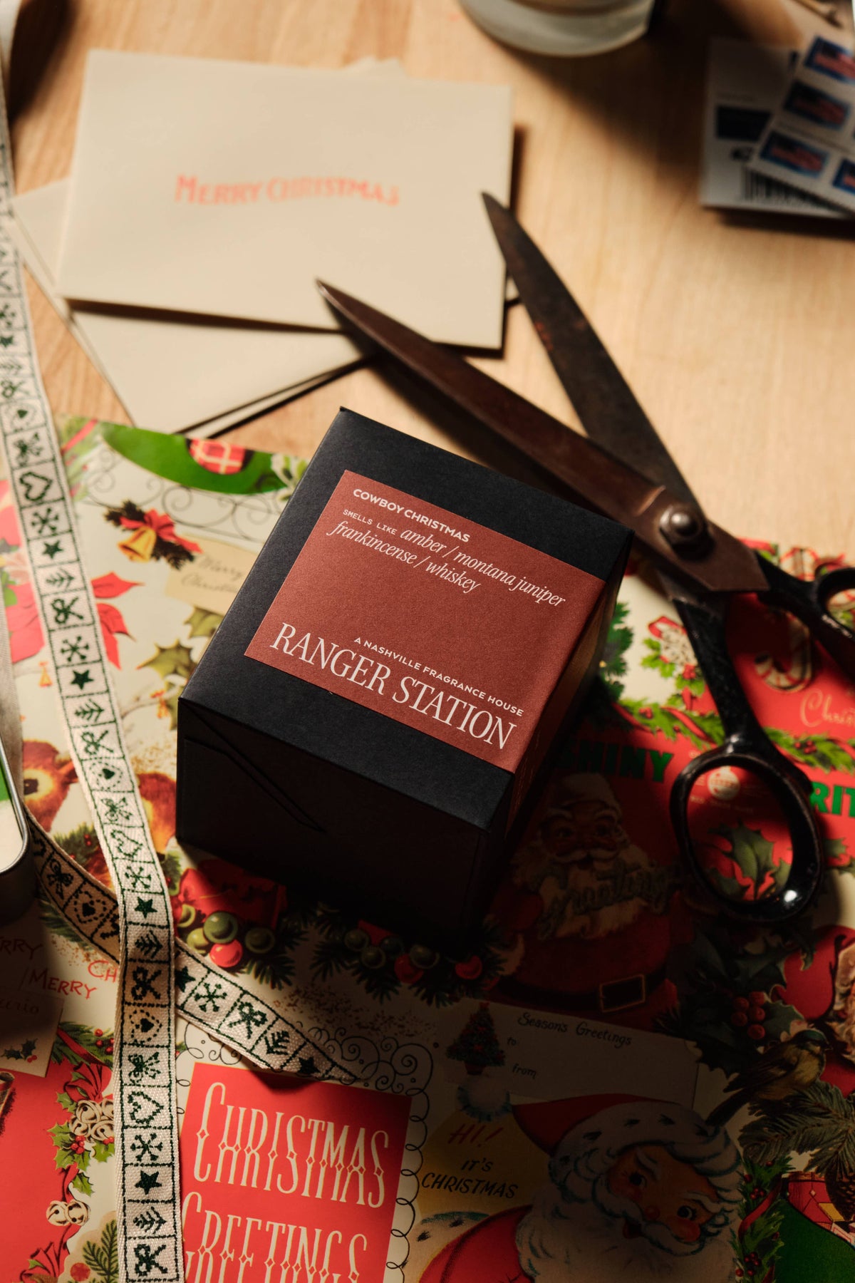 Cowboy Christmas Scented Candle - 8 oz