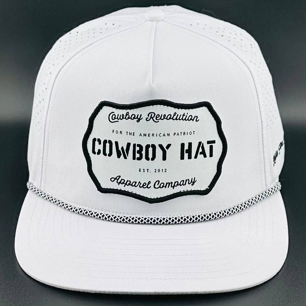 Cowboy Revolution White Cowboy Hat Performance Cap