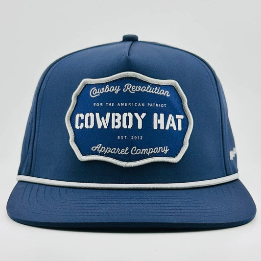 Cowboy Revolution Navy Cowboy Hat Performance Cap